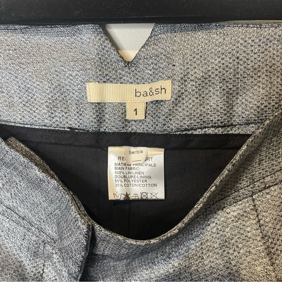 ba&sh Concert Metallic Linen Shorts - Picture 2 of 6